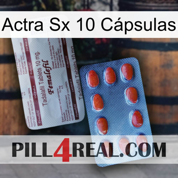 Actra Sx 10 Cápsulas 36